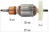 Forgórész (rotor) PM-SG-2000T vastagsági gyalugéphez, 217 mm – Powermat (PM-SG-2000T-WI)