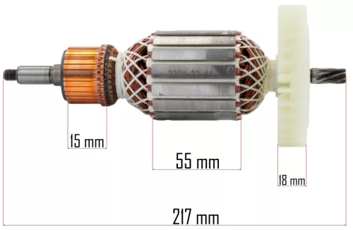 Forgórész (rotor) PM-SG-2000T vastagsági gyalugéphez, 217 mm – Powermat (PM-SG-2000T-WI)