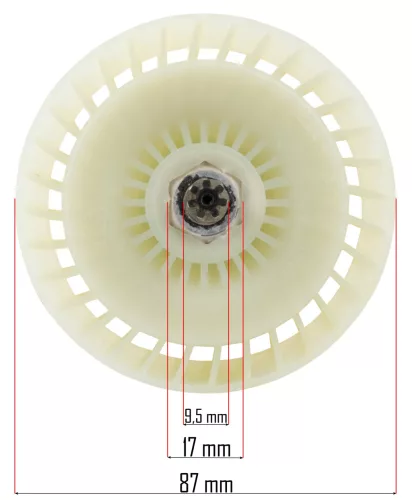 Forgórész (rotor) PM-SG-2000T vastagsági gyalugéphez, 217 mm – Powermat (PM-SG-2000T-WI)