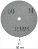 Köszörűkorong 150 × 16 × 12,7 mm, 36-os szemcse, PM-SS-1500M géphez – Powermat (PM-SS-1500M-KGR36)