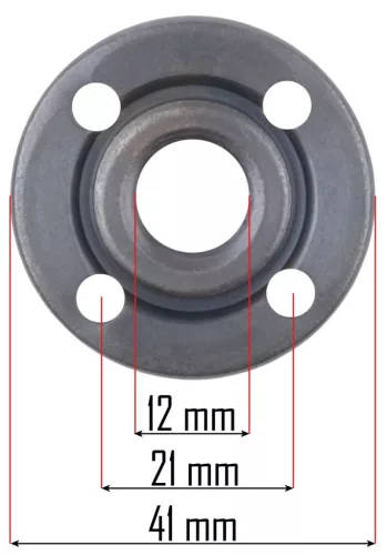 Tárcsarögzítő anya és alátét PM-SZK-3000T sarokcsiszolóhoz, 41 mm – Powermat (PM-SZK-3000T-NAP)
