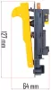Kapcsoló PM-SZK-3000T sarokcsiszolóhoz, 18/20 A, 125/250 V – Powermat (PM-SZK-3000T-WY)