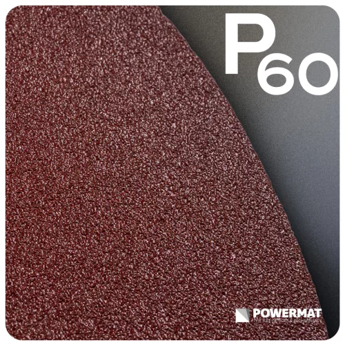 Csiszolópapír vakolatsimító géphez P60, 375 mm, tépőzáras, PM-ZDT-1100M – Powermat (PM-ZDT-1100M-P60)