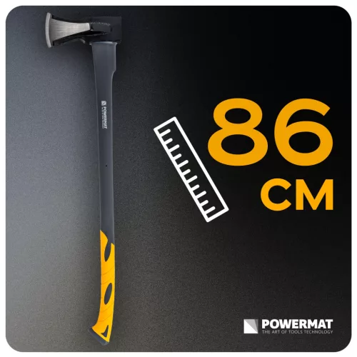 Fejsze 2000 g-os fejjel, 86 cm, rezgéscsillapított nyéllel, PM-AX-2000/860 – Powermat (PM0199)