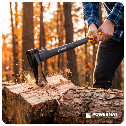 Fejsze 2000 g-os fejjel, 86 cm, rezgéscsillapított nyéllel, PM-AX-2000/860 – Powermat (PM0199)
