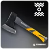 Kézi fejsze 600 g-os fejjel, 36 cm, rezgéscsillapított nyéllel, PM-AX-600/360 – Powermat (PM0200)