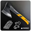 Kézi fejsze 600 g-os fejjel, 36 cm, rezgéscsillapított nyéllel, PM-AX-600/360 – Powermat (PM0200)