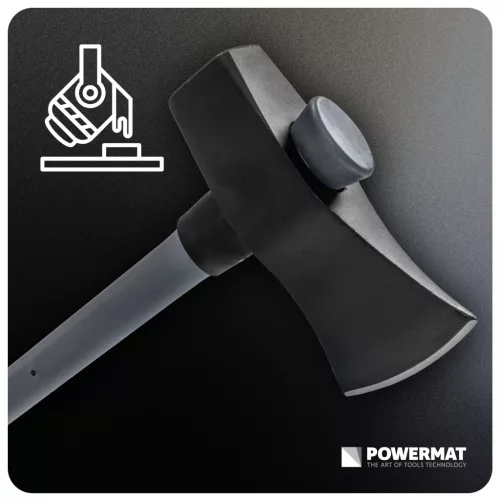 Hasítófejsze 3600 g-os fejjel, 91 cm, rezgéscsillapított nyéllel, PM-AX-3600/910 – Powermat (PM0204)