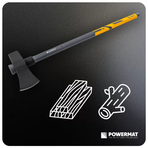 Hasítófejsze 3600 g-os fejjel, 91 cm, rezgéscsillapított nyéllel, PM-AX-3600/910 – Powermat (PM0204)