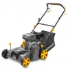 Benzines gyepszellőztető és gyeplazító 6,5 LE, 38 cm, 40 l kosár, PM-AWS-65 – Powermat (PM0396)