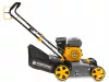 Benzines gyepszellőztető és gyeplazító 6,5 LE, 38 cm, 40 l kosár, PM-AWS-65 – Powermat (PM0396)