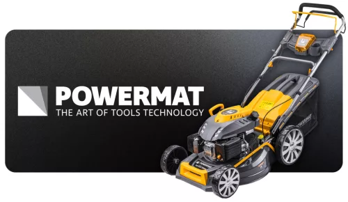 Önjáró benzines fűnyíró 51 cm, 7 LE, 173 cm³, 60 l kosár, mulcsozó, PM-KSS-700SH – Powermat (PM0614)