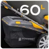 Önjáró benzines fűnyíró 51 cm, 7 LE, 173 cm³, 60 l kosár, mulcsozó, PM-KSS-700SH – Powermat (PM0614)