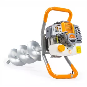   Benzines földfúró 6 LE, 52 cm³, 3 fúrószárral, PM-SWG-600N-3W – Powermat (PM0641)