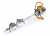 Benzines földfúró 6 LE, 52 cm³, 3 fúrószárral, PM-SWG-600N-3W – Powermat (PM0641)