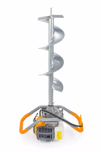 Benzines földfúró 6 LE, 52 cm³, 3 fúrószárral, PM-SWG-600N-3W – Powermat (PM0641)