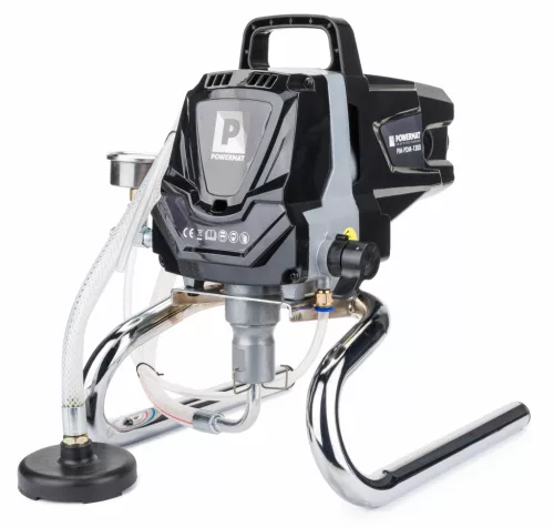 Airless festékszóró gép 1200 W, 220 bar, 10 m tömlővel, 3 fúvókával, PM-PDM-1200 – Powermat (PM0667)