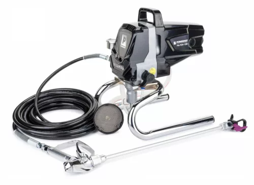 Airless festékszóró gép 1200 W, 220 bar, 10 m tömlővel, 3 fúvókával, PM-PDM-1200 – Powermat (PM0667)