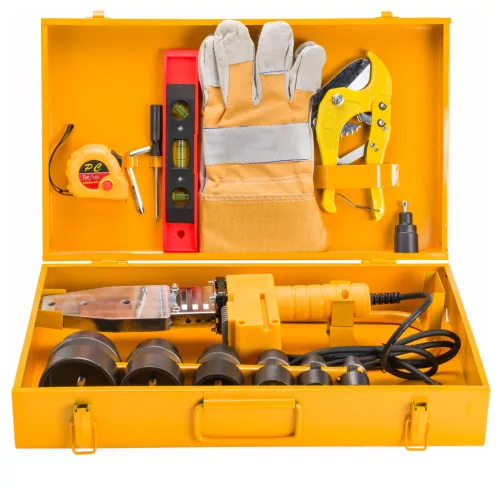 Műanyagcső-hegesztő (polifúziós) 2800 W, 16–63 mm, LCD kijelzővel, PM-ZGP-2800 – Powermat (PM0672)