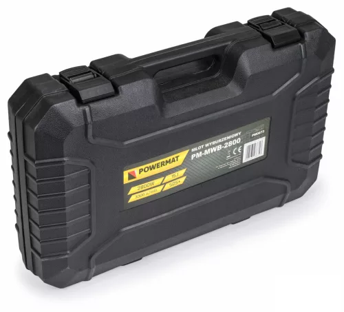 Bontókalapács HEX 17 mm, 2800 W, 15 J, kofferrel, PM-MWB-2800 – Powermat (PM0673)