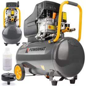   Olajos kompresszor 50 l, 8 bar, 206 l/perc, 1,85 kW, PM-KO-50T – Powermat (PM0685)