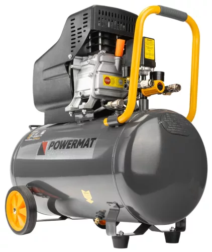 Olajos kompresszor 50 l, 8 bar, 206 l/perc, 1,85 kW, PM-KO-50T – Powermat (PM0685)