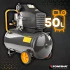 Olajos kompresszor 50 l, 8 bar, 206 l/perc, 1,85 kW, PM-KO-50T – Powermat (PM0685)