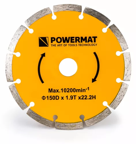 Falhoronymaró 3000 W, 150 mm, lézeres vezetővel, kofferben, PM-BE-3000 – Powermat (PM0689)