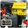 Mikroprocesszoros akkumulátortöltő 6/12 V, 15 A, 6–200 Ah, LCD kijelzővel, PM-PM-40B – Powermat (PM0712)