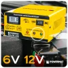 Mikroprocesszoros akkumulátortöltő 6/12 V, 15 A, 6–200 Ah, LCD kijelzővel, PM-PM-40B – Powermat (PM0712)