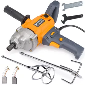  Elektromos keverőgép 2400 W, 0–900 ford./perc, 2 db 120 mm-es keverőszárral, PM-MI-2400T – Powermat (PM0716)