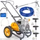 Airless festékszóró gép 1500 W, 225 bar, 4 l/perc, 15 m tömlővel, PM-PDM-1500M – Powermat (PM0727)