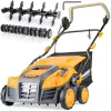 Elektromos gyepszellőztető és gyeplazító 3 az 1-ben, 2600 W, 40 cm, 55 l gyűjtővel, PM-AEW-2600T – Powermat (PM0730)