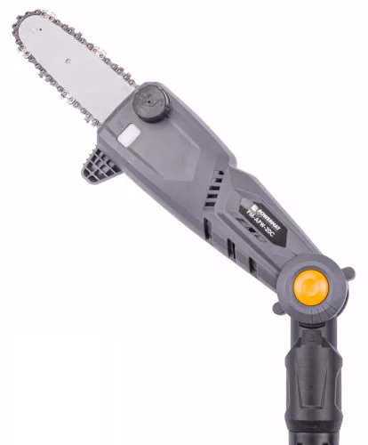 Akkus magassági ágvágó láncfűrész 20 cm (8"), 20 V, 2 Ah, 172–240 cm nyéllel, PM-APW-20C – Powermat (PM0744)