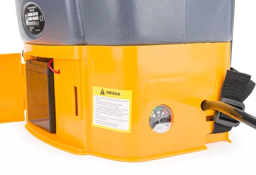 Akkumulátoros permetező 20 l, 12 V, 12 Ah, 9 fúvókával, PM-OA-20T – Powermat (PM0749)