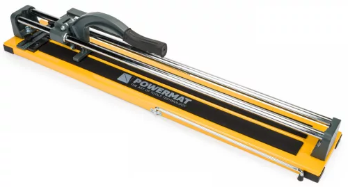 Csempevágó 800 mm, kézi, rugózott asztallal, átlós vágáshoz, PM-PRDG-800T – Powermat (PM0772)