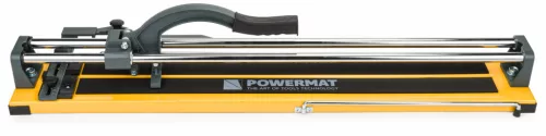Csempevágó 800 mm, kézi, rugózott asztallal, átlós vágáshoz, PM-PRDG-800T – Powermat (PM0772)