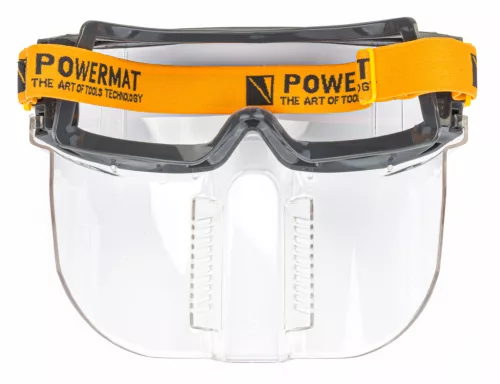 Védőszemüveg szellőzős maszkkal, zárt, EN166, PM-GO-OG4 – Powermat (PM0793)
