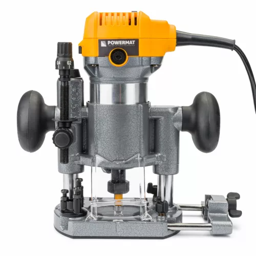 Felsőmarógép 2000 W, 6/8 mm befogás, 3 talppal, táskában, PM-FGW-2000T – Powermat (PM0797)