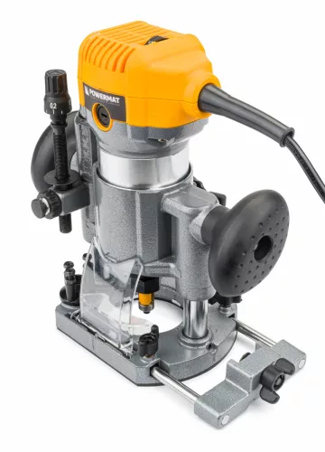 Felsőmarógép 2000 W, 6/8 mm befogás, 3 talppal, táskában, PM-FGW-2000T – Powermat (PM0797)