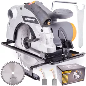   Kézi körfűrész 185 mm, 2250 W, lézerrel, 2 tárcsával, PM-RPT-2250M – Powermat (PM0814)