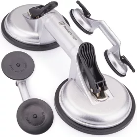   Üvegemelő tapadókorong 2 korongos, max. 100 kg, 118 mm, PM-ASDS-100T – Powermat (PM0822)