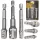 HEX dugókulcs-adapter készlet, 3 db, 1/4" – 3/8" – 1/2", PM-ZADB-3T – Powermat (PM0825)