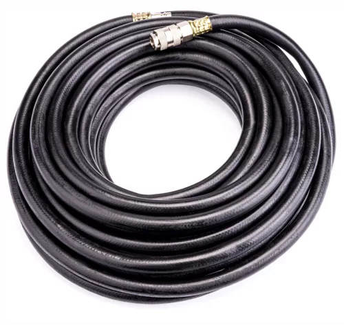 Levegőtömlő gumi 10 × 17 mm, 15 m, 20 bar, gyorscsatlakozós, PM-WP-15T – Powermat (PM0842)