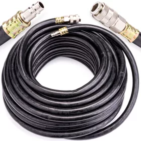   Levegőtömlő gumi 10 × 17 mm, 20 m, 20 bar, gyorscsatlakozós, PM-WP-20T – Powermat (PM0843)