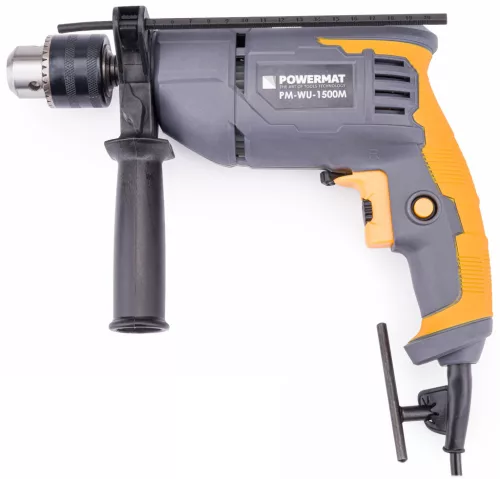 Ütvefúró gép 1500 W, 13 mm-es fogaskoszorús tokmánnyal, PM-WU-1500M – Powermat (PM0857)