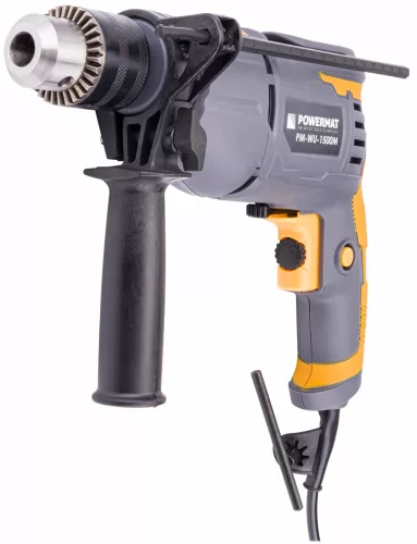 Ütvefúró gép 1500 W, 13 mm-es fogaskoszorús tokmánnyal, PM-WU-1500M – Powermat (PM0857)