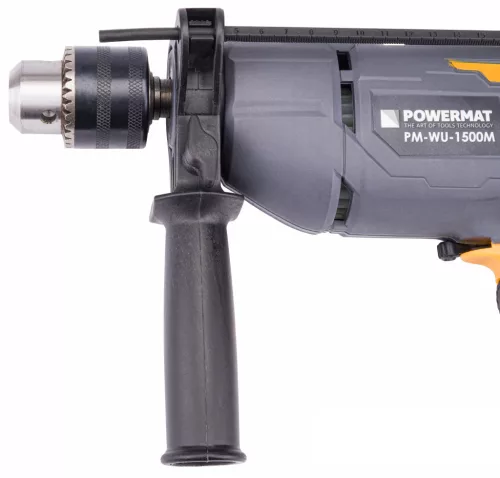Ütvefúró gép 1500 W, 13 mm-es fogaskoszorús tokmánnyal, PM-WU-1500M – Powermat (PM0857)