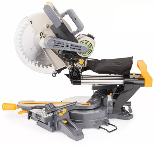 Gérvágó fűrész húzófunkcióval 305 mm, 2200 W, lézerrel, 3 tárcsával, PM-UK-2200M – Powermat (PM0874)