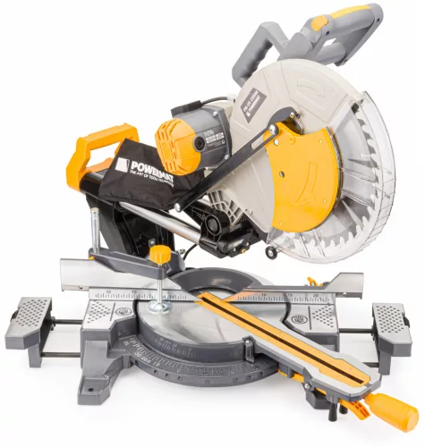 Gérvágó fűrész húzófunkcióval 305 mm, 2200 W, lézerrel, 3 tárcsával, PM-UK-2200M – Powermat (PM0874)